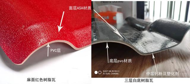 樹脂瓦灰底的和白底的區(qū)別？三層和兩層合成樹脂瓦那種好？